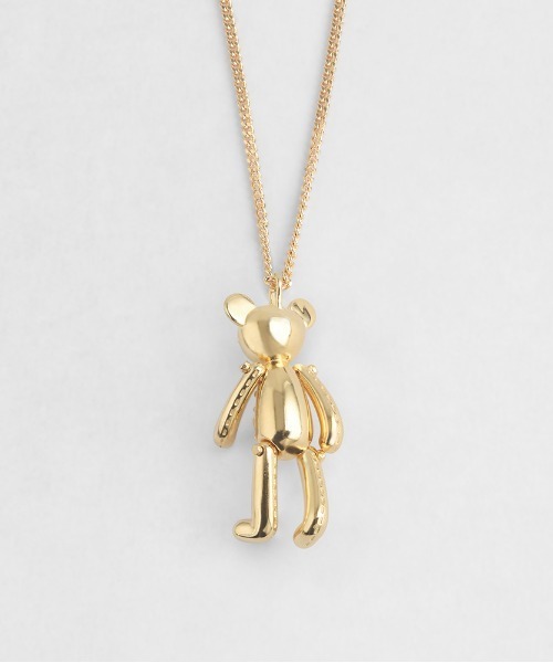 NONENON（ノンノン）の「【NONENON】BEAR NECKLACE / ノンノン ベアー ドロップ ネックレス（ネックレス・メンズ・シルバー/ゴールド・SMALL/MEDIUM/LARGE）」の19枚目の写真