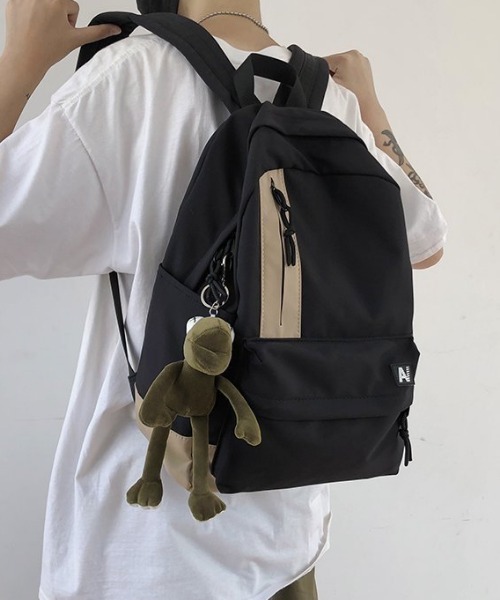 aimoha(アイモハ)の「ナイロンリュック(バックパック/リュック・レディース・ホワイト/グリーン/ベージュ/ブラック・FREE)」の14枚目の写真
