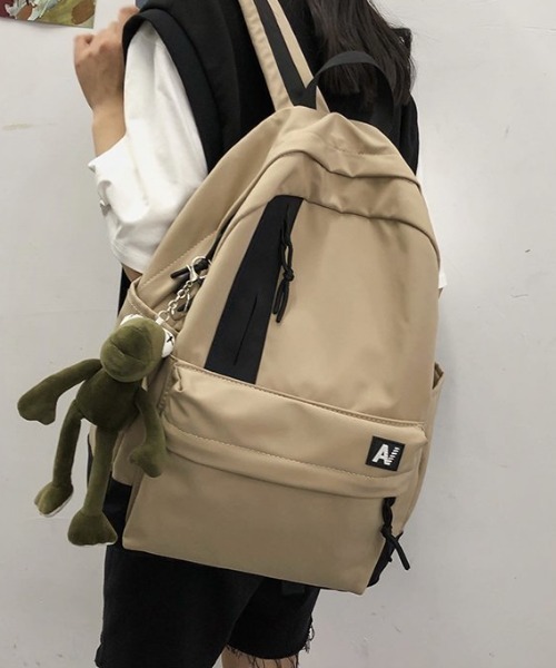 aimoha(アイモハ)の「ナイロンリュック(バックパック/リュック・レディース・ホワイト/グリーン/ベージュ/ブラック・FREE)」の10枚目の写真