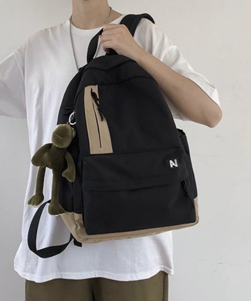 aimoha(アイモハ)の「ナイロンリュック(バックパック/リュック・レディース・ホワイト/グリーン/ベージュ/ブラック・FREE)」の13枚目の写真