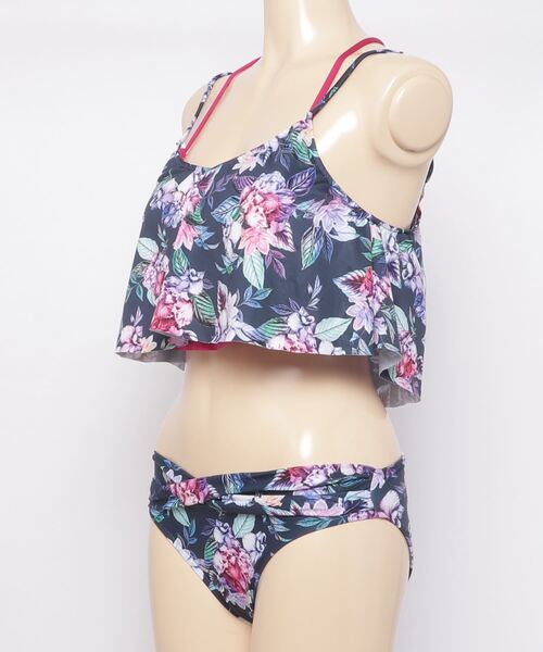 セール Story Nuckle 水着 Solidレイヤード3点セット水着 水着 Pr01 ピーアールワン のファッション リゾートフラワー Second Market Second