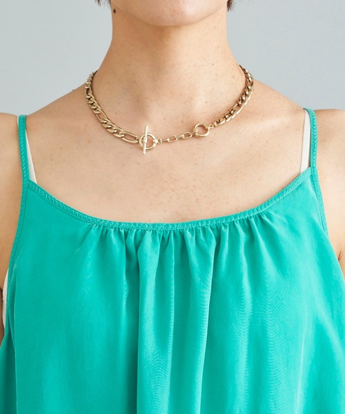 DouDou（ドゥドゥ）の「キュプラキャミワンピース（ワンピース・レディース・ブラック/グリーン・FREE）」の8枚目の写真