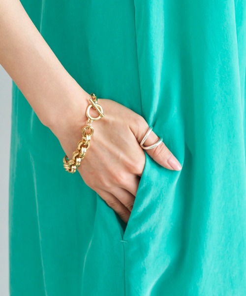 DouDou（ドゥドゥ）の「キュプラキャミワンピース（ワンピース・レディース・ブラック/グリーン・FREE）」の17枚目の写真