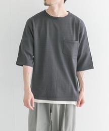 UR Lab. | ニットTシャツ(5分袖)(Tシャツ/カットソー)