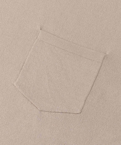 UR Lab.（アーバンリサーチラボ）の「ニットTシャツ(5分袖)（Tシャツ/カットソー・メンズ・ベージュ/ブルー/チャコールグレー・MEDIUM/LARGE）」の16枚目の写真