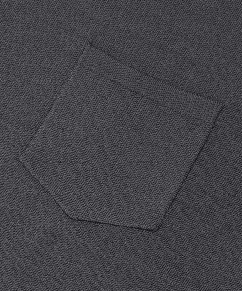 UR Lab.（アーバンリサーチラボ）の「ニットTシャツ(5分袖)（Tシャツ/カットソー・メンズ・ベージュ/ブルー/チャコールグレー・MEDIUM/LARGE）」の7枚目の写真