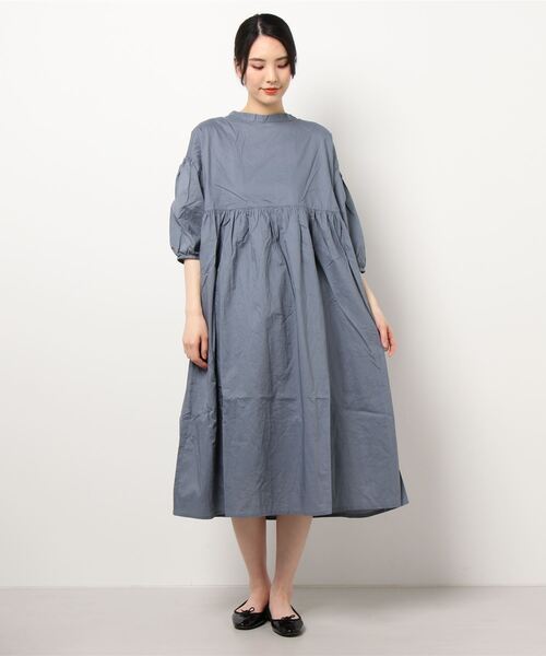 Samansa Mos2（サマンサ モスモス）の「前後着ワンピース（ワンピース・レディース・オフホワイト/ベージュ/レッド/ブラック/ブルー・ﾌﾘ-）」の4枚目の写真