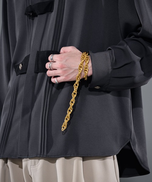 CASPER JOHN（キャスパージョン）の「Light Chain Gold Necklace/ライトチェーンゴールドネックレス（ネックレス・メンズ・ゴールド・FREE）」の8枚目の写真