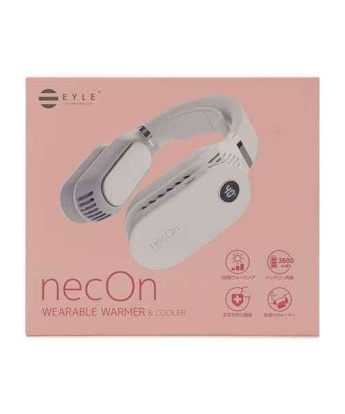 EYLE（アイル）の「WEARABLE COOLER ＆ WARMER necOn EYLE ホワイト/アピロス/ネッククーラー＆ウォーマー