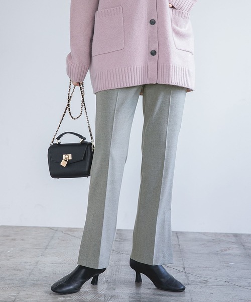 A part by(アパートバイ)の「TRPUスリットパンツ 954876(スラックス・レディース・ブラック系その他2/ボルドー/ブラック/グレー/カーキ・MEDIUM/LARGE)」の3枚目の写真