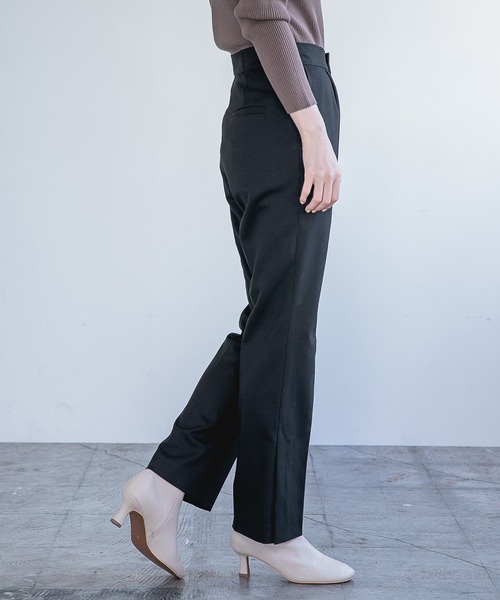 A part by(アパートバイ)の「TRPUスリットパンツ 954876(スラックス・レディース・ブラック系その他2/ボルドー/ブラック/グレー/カーキ・MEDIUM/LARGE)」の8枚目の写真