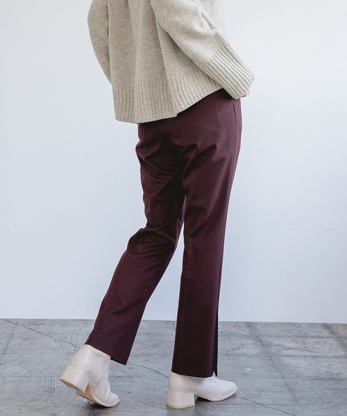 A part by(アパートバイ)の「TRPUスリットパンツ 954876(スラックス・レディース・ブラック系その他2/ボルドー/ブラック/グレー/カーキ・MEDIUM/LARGE)」の22枚目の写真