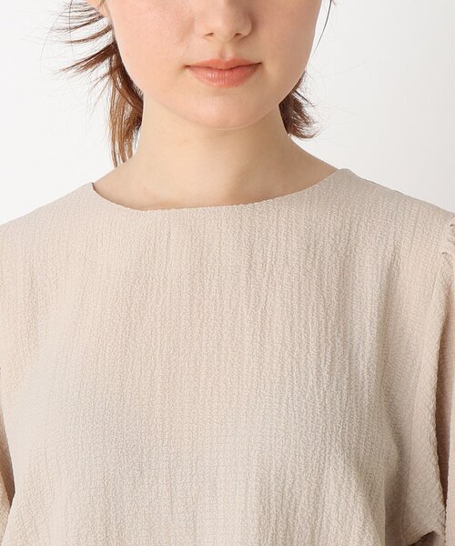 DRESKIP(ドレスキップ)の「◆シボシボパワショル5分袖ブラウス(シャツ/ブラウス・レディース・ピンク系/ブラック/ライトベージュ/オフホワイト・03/02/04)」の11枚目の写真