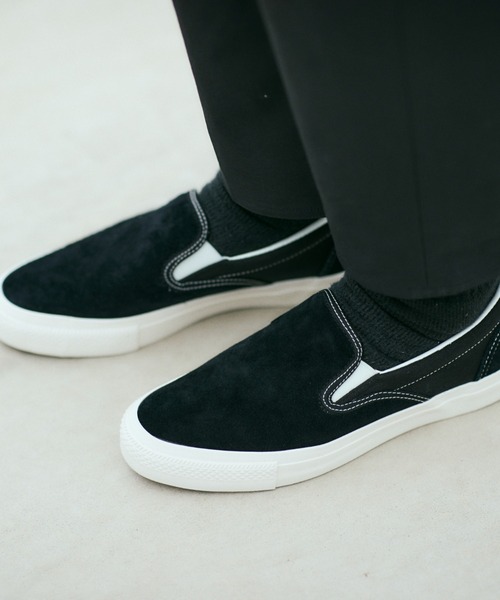 CONVERSE(コンバース)の「CS SLIP-ON SK 34200740(スリッポン・メンズ・ブラック・8/9/4h/6h/7h/9h/10h/5/5h/8h/7/4)」の1枚目の写真