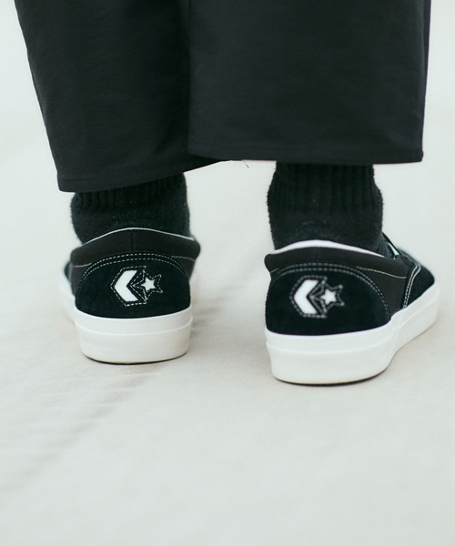 CONVERSE(コンバース)の「CS SLIP-ON SK 34200740(スリッポン・メンズ・ブラック・8/9/4h/6h/7h/9h/10h/5/5h/8h/7/4)」の2枚目の写真