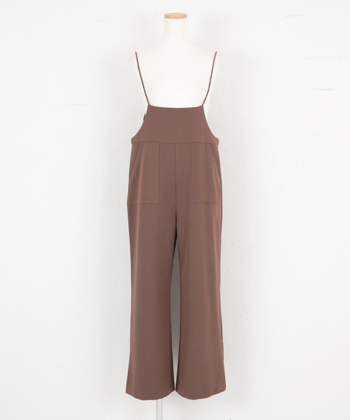 titivate(ティティベイト)の「細ストラップキャミサロペット(サロペット/オーバーオール・レディース・ライトベージュ/ブラウン/ブラック・S/M/L)」の16枚目の写真