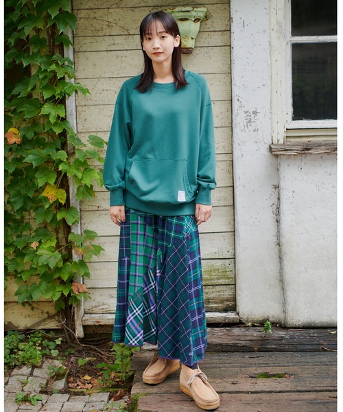 MILKFED.（ミルクフェド）の「PLAID PATCHWORK SKIRT（スカート・レディース・レッド/ブルー/グリーン・ONE SIZE）」の17枚目の写真