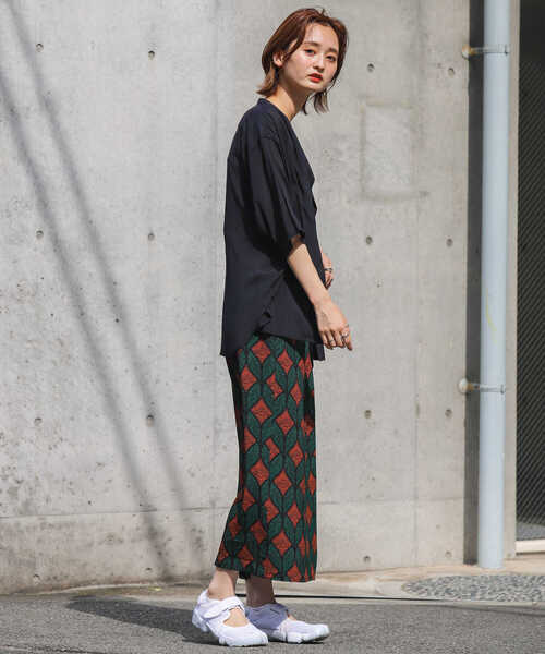 SENSE OF PLACE by URBAN RESEARCH（センスオブプレイスバイアーバンリサーチ）の「【WEB限定】アフリカンプリントラップスカート（スカート・レディース・イエロー系その他/オレンジ系その他・ONE）」の10枚目の写真