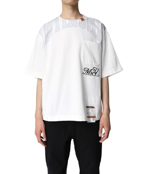 Maison MIHARA YASUHIRO（メゾンミハラヤスヒロ）の「【Maison MIHARA YASUHIRO】 ANTINOMIE プリンテッドTシャツ/ ANTINOMIE Printed T-shirt（Tシャツ/カットソー・メンズ・ホワイト/ブラック・44/46/48）」の2枚目の写真