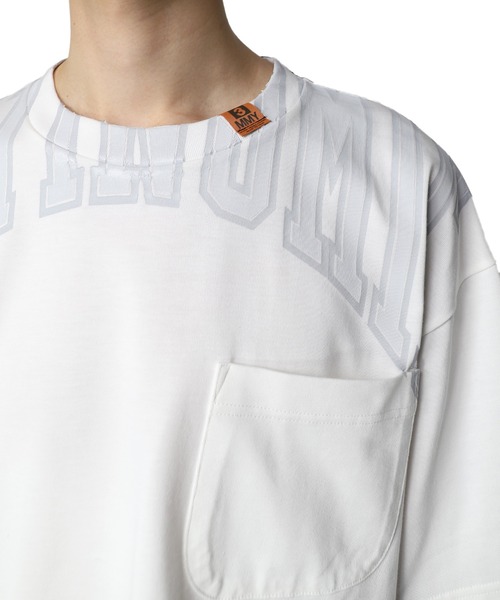 Maison MIHARA YASUHIRO（メゾンミハラヤスヒロ）の「【Maison MIHARA YASUHIRO】 ANTINOMIE プリンテッドTシャツ/ ANTINOMIE Printed T-shirt（Tシャツ/カットソー・メンズ・ホワイト/ブラック・44/46/48）」の6枚目の写真