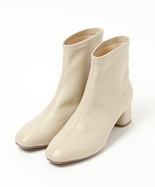 LEPSIM（レプシィム）の「4つの嬉しい機能付き！シアワセストレッチヒールブーツ　219551（ブーツ・レディース・ブラック/アイボリー/ゼブラ・SMALL/MEDIUM/LARGE/X-LARGE）」の5枚目の写真