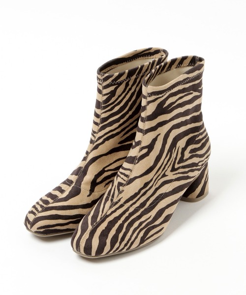 LEPSIM（レプシィム）の「4つの嬉しい機能付き！シアワセストレッチヒールブーツ　219551（ブーツ・レディース・ブラック/アイボリー/ゼブラ・SMALL/MEDIUM/LARGE/X-LARGE）」の12枚目の写真