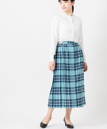O'Neil of Dublin 【別注】クラシックモデル リネンキルトスカート ロング 81cm