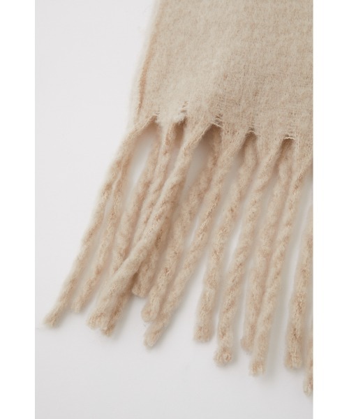 SLY（スライ）の「LIMITED ITEM MUFFLER マフラー（マフラー・レディース・ライトベージュ/ブルー・FREE）」の5枚目の写真