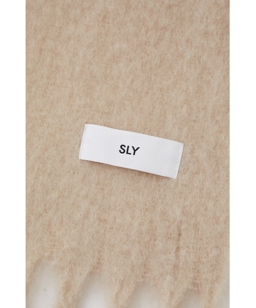 SLY（スライ）の「LIMITED ITEM MUFFLER マフラー（マフラー・レディース・ライトベージュ/ブルー・FREE）」の11枚目の写真