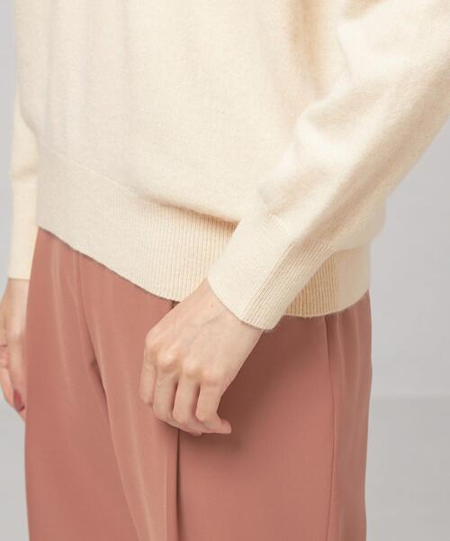 closet story（クローゼットストーリー）の「＜closet story（クローゼットストーリー）＞ユル Vネック ニット（ニット/セーター・レディース・ライトブルー/ナチュラル/ベージュ・FREE）」の4枚目の写真