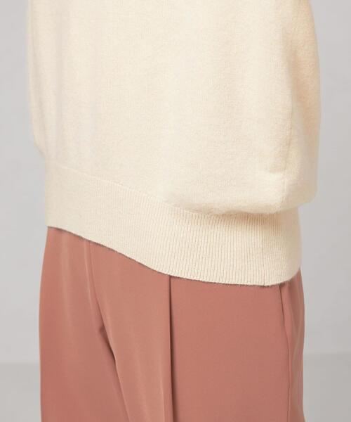 closet story（クローゼットストーリー）の「＜closet story（クローゼットストーリー）＞ユル Vネック ニット（ニット/セーター・レディース・ライトブルー/ナチュラル/ベージュ・FREE）」の6枚目の写真