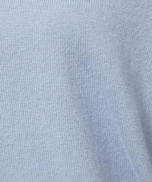 closet story（クローゼットストーリー）の「＜closet story（クローゼットストーリー）＞ユル Vネック ニット（ニット/セーター・レディース・ライトブルー/ナチュラル/ベージュ・FREE）」の5枚目の写真