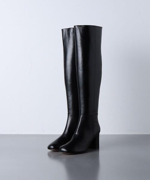 CHEMBUR(チェンバー)の「<CHEMBUR(チェンバー)>ラウンド ロング ブーツ(ブーツ・レディース・ブラック・35/35h/36/36h/37/37h/38)」の2枚目の写真