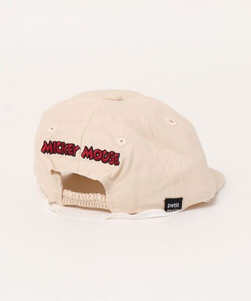 petit main(プティマイン)の「【Disney】BABYミッキー・ミニー/キャップ(キャップ・キッズ・ネイビー/ライトベージュ/ライトピンク・48cm/46cm)」の4枚目の写真