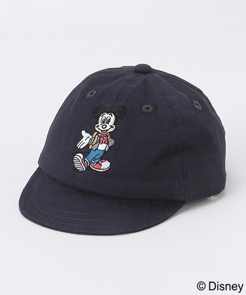 petit main(プティマイン)の「【Disney】BABYミッキー・ミニー/キャップ(キャップ・キッズ・ネイビー/ライトベージュ/ライトピンク・48cm/46cm)」の3枚目の写真