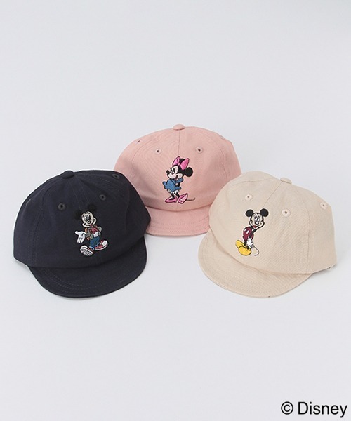 petit main(プティマイン)の「【Disney】BABYミッキー・ミニー/キャップ(キャップ・キッズ・ネイビー/ライトベージュ/ライトピンク・48cm/46cm)」の16枚目の写真