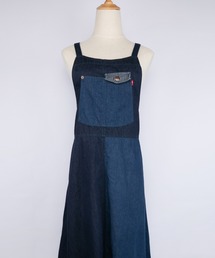 grn（ジーアールエヌ）の「［grn ジーアールエヌ］8.6oz DENIM / 20 BACK TWILL JUNPER SKIRT / ジャンパースカート GL733077Q（ジャンパースカート）」