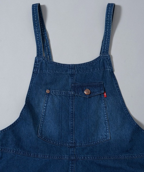 grn（ジーアールエヌ）の「［grn ジーアールエヌ］8.6oz DENIM / 20 BACK TWILL JUNPER SKIRT / ジャンパースカート GL733077Q（ジャンパースカート・レディース・カーキ/ライトインディゴブルー/ブラウン/ブラック/ブルー系その他/ベージュ/ストライプ/ブラック系その他/インディゴブルー/アイボリー/ネイビー/ケミカルウォッシュ・FREE）」の20枚目の写真