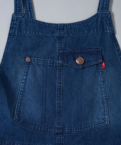 grn（ジーアールエヌ）の「［grn ジーアールエヌ］8.6oz DENIM / 20 BACK TWILL JUNPER SKIRT / ジャンパースカート GL733077Q（ジャンパースカート・レディース・カーキ/ライトインディゴブルー/ブラウン/ブラック/ブルー系その他/ベージュ/ストライプ/ブラック系その他/インディゴブルー/アイボリー/ネイビー/ケミカルウォッシュ・FREE）」の21枚目の写真