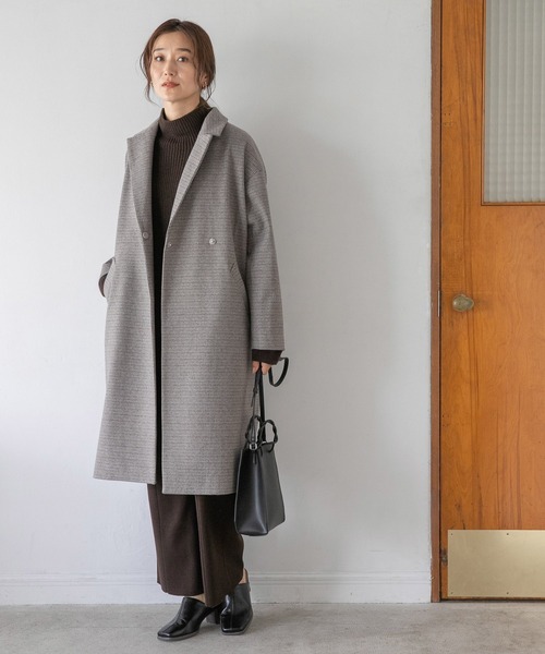 LEPSIM（レプシィム）の「７Ｇケアニットハイネックプルオーバー　952523（ニット/セーター・レディース・ブラック/ピンク/グレイッシュベージュ/ブルーグリーン/ブラウン・FREE）」の13枚目の写真