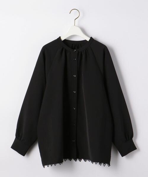 closet story（クローゼットストーリー）の「＜closet story（クローゼットストーリー）＞バックレース ブラウス（シャツ/ブラウス・レディース・ブラック/オフホワイト・FREE）」の15枚目の写真