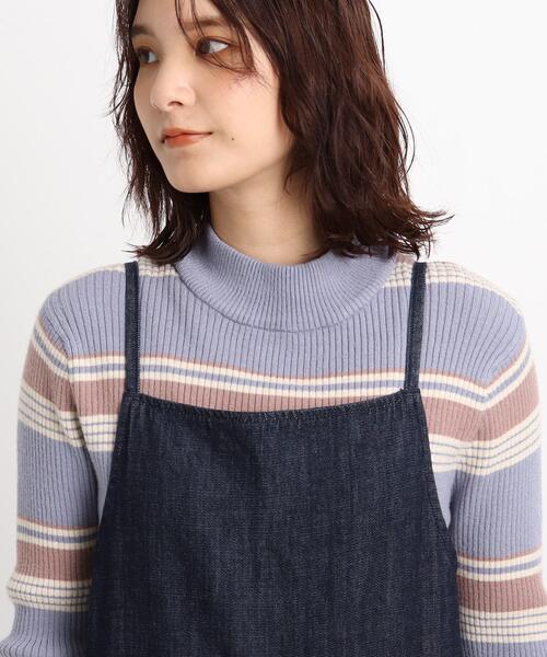 grove（グローブ）の「Leeデニムサロペット（サロペット/オーバーオール・レディース・ネイビー/ブルー・02）」の6枚目の写真