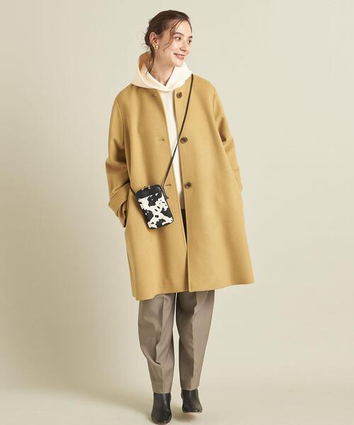 BEAUTY&YOUTH UNITED ARROWS（ビューティーアンドユースユナイテッドアローズ）の「BY ヘアオンレザー ジップスリムウォレットショルダー ∴（財布・レディース・その他1・FREE）」の4枚目の写真