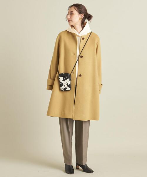 BEAUTY&YOUTH UNITED ARROWS（ビューティーアンドユースユナイテッドアローズ）の「BY ヘアオンレザー ジップスリムウォレットショルダー ∴（財布・レディース・その他1・FREE）」の2枚目の写真