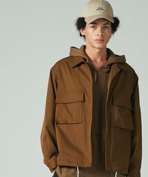 J.PRESS YORK STREET（ジェイプレスヨークストリート）の「【UNISEX】タスランツイルコーチジャケット（ブルゾン）」
