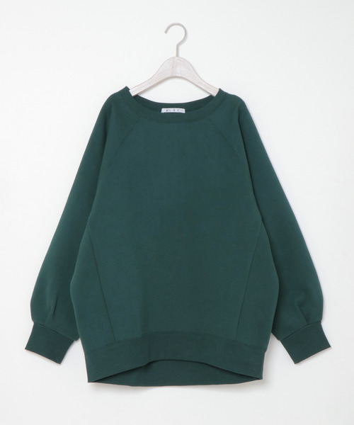 LBC（エルビーシー）の「ラグランオーバーサイズプルオーバー（Tシャツ/カットソー・レディース・ダークグリーン/ピンク・M）」の12枚目の写真