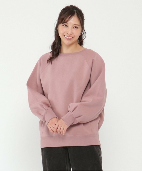 LBC（エルビーシー）の「ラグランオーバーサイズプルオーバー（Tシャツ/カットソー・レディース・ダークグリーン/ピンク・M）」の19枚目の写真