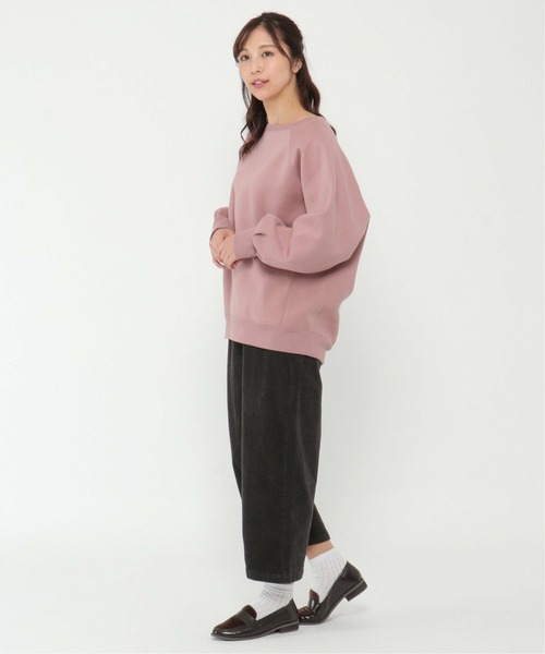 LBC（エルビーシー）の「ラグランオーバーサイズプルオーバー（Tシャツ/カットソー・レディース・ダークグリーン/ピンク・M）」の17枚目の写真