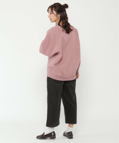LBC（エルビーシー）の「ラグランオーバーサイズプルオーバー（Tシャツ/カットソー・レディース・ダークグリーン/ピンク・M）」の18枚目の写真