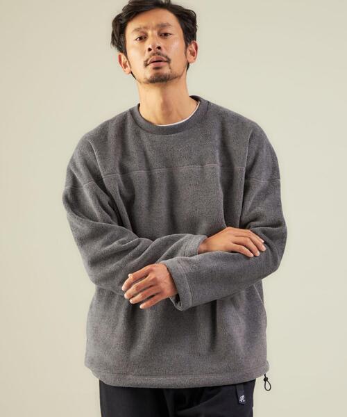 green label relaxing(グリーンレーベルリラクシング)の「ソフトフリース クルーネック 長袖 トップス(その他トップス・メンズ・ベージュ/ブラック/グレー・XL/L/S/M)」の5枚目の写真